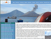 Tablet Screenshot of krakatauecotourism.com